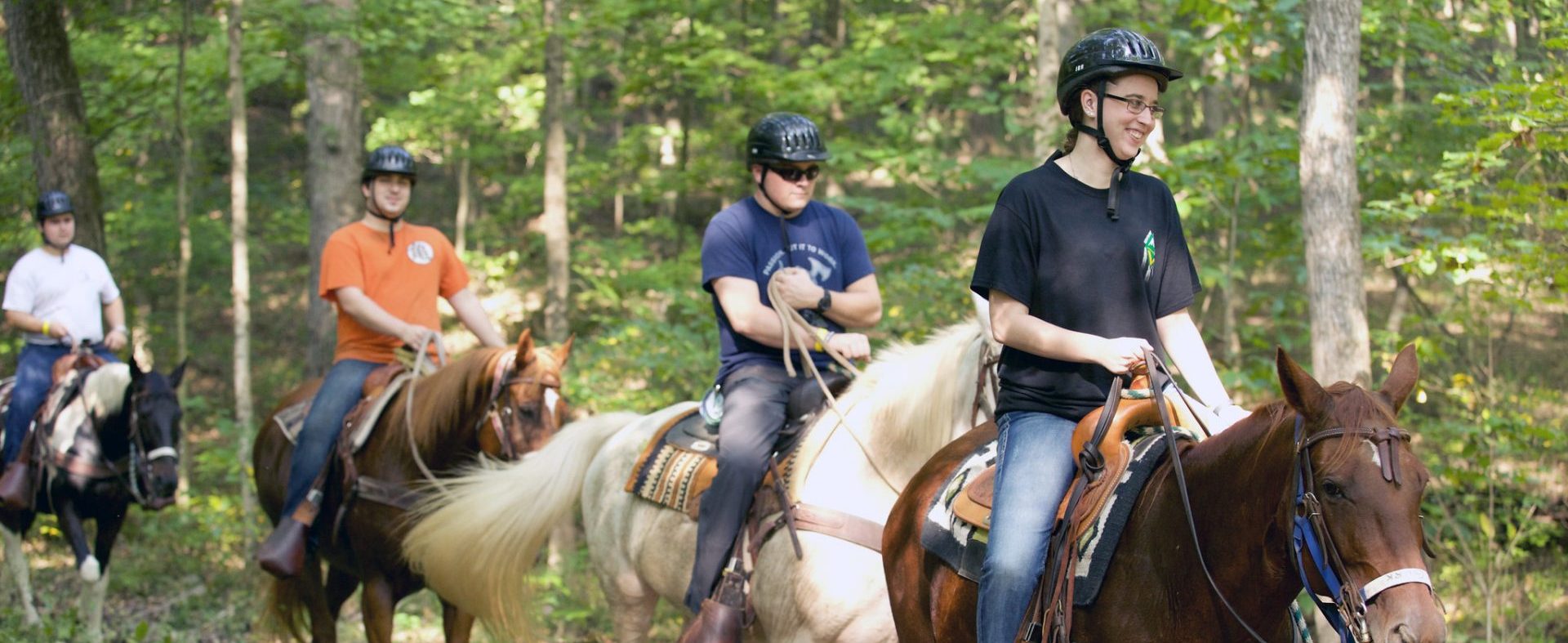 Venturing horseback riding