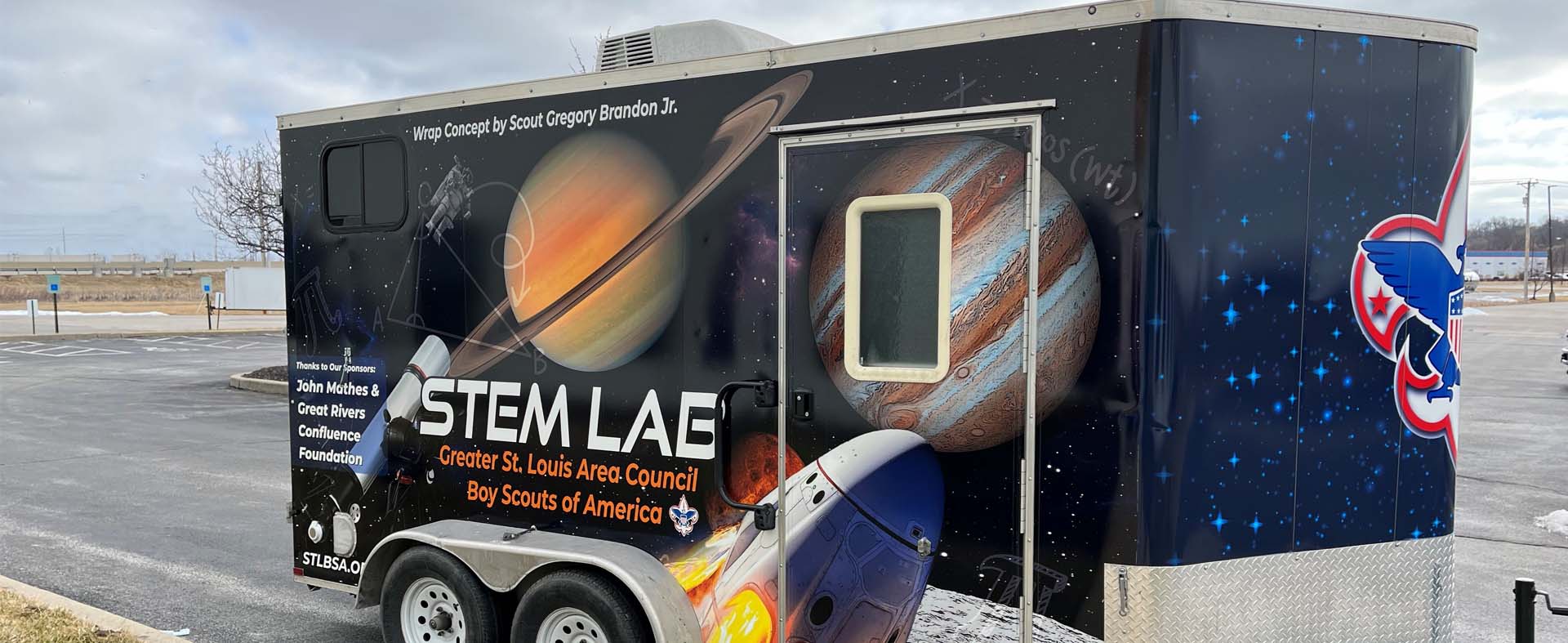 Picture of the council's mobile STEM Lab.