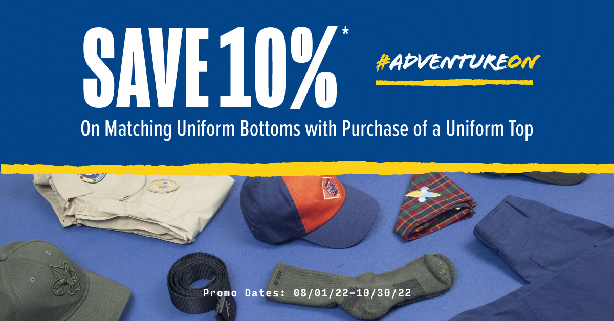 Save 10% on uniform bottoms when you purchase a matching top. 08/01-10/30