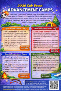 Advancement Camp Flyer