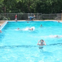 Scout swimming photo