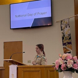 Scouts read sacred texts