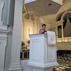 Scouts read sacred texts