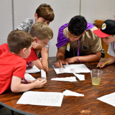 Scout Advancement scout making a plan photo